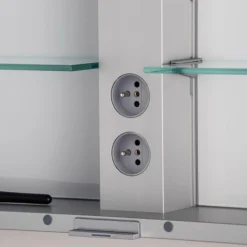 Keuco Royal Match 650mm Semi-Recessed LED Illuminated Mirror Cabinet -Bathroom Furniture 12801171331 d6 2