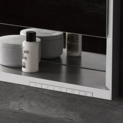 Keuco Royal Lumos 1000mm Semi-Recessed LED Illuminated Mirror Cabinet -Bathroom Furniture 14301171131 d3 1