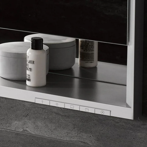 Keuco Royal Lumos 800mm Semi-Recessed LED Illuminated Mirror Cabinet 7 Keuco Royal Lumos 800mm Semi-Recessed LED Illuminated Mirror Cabinet - Image 5