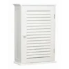 White Wood Wall Cabinet With One Inner Shelf 1 White Wood Wall Cabinet With One Inner Shelf -Bathroom Furniture 1600900l