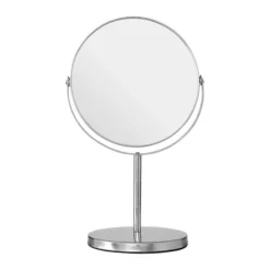 Silver Effect Metal Swivel Cosmetic Mirror 7 Silver Effect Metal Swivel Cosmetic Mirror -Bathroom Furniture 1607019 d1