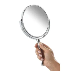 Wenko Elegance Power-Loc Handheld And Wall Mounted Cosmetic Mirror