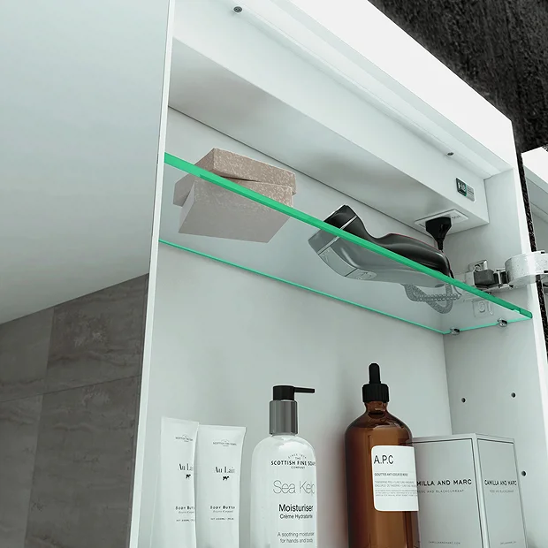 HIB Apex 50 LED Illuminated Mirror Cabinet 5 HIB Apex 50 LED Illuminated Mirror Cabinet - Image 3