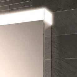 HIB Apex 100 LED Illuminated Mirror Cabinet -Bathroom Furniture 47300 d3