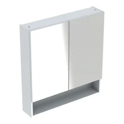 Geberit Selnova Square S 588mm White 2-Door Mirror Cabinet -Bathroom Furniture 501.264.00.1 d1