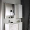 Geberit Selnova Square S 588mm White 2-Door Mirror Cabinet 1 Geberit Selnova Square S 588mm White 2-Door Mirror Cabinet -Bathroom Furniture 501.264.00.1 d2