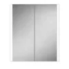 HIB Paragon 60 LED Illuminated Aluminium Mirror Cabinet