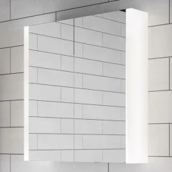 HIB Paragon 60 LED Illuminated Aluminium Mirror Cabinet 5 HIB Paragon 60 LED Illuminated Aluminium Mirror Cabinet -Bathroom Furniture 51900 l