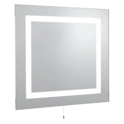 Searchlight Illuminated Rectangular Mirror