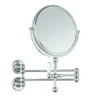 Burlington Traditional Cosmetic Wall Mirror - Chrome -Bathroom Furniture a57chr l