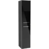 Villeroy & Boch Villeroy And Boch Avento Crystal Black Wall Hung Tall Cabinet -Bathroom Furniture a89400b3 l