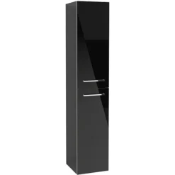 Villeroy & Boch Villeroy And Boch Avento Crystal Black Wall Hung Tall Cabinet