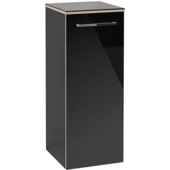 Villeroy & Boch Villeroy And Boch Avento Crystal Black Wall Hung Side Cabinet