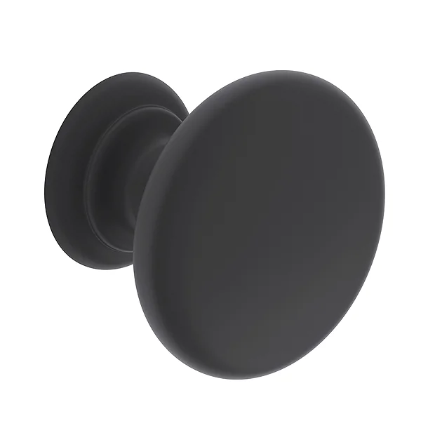 Heritage Black Round Knob 38mm 3 Heritage Black Round Knob 38mm