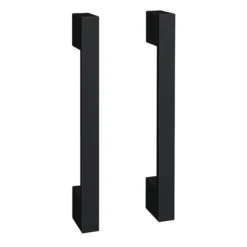 Apollo2 505mm Gloss Grey Wall Hung Vanity Unit W. Matt Black Handles