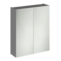 Apollo2 600mm Gloss Grey 50/50 Mirror Unit