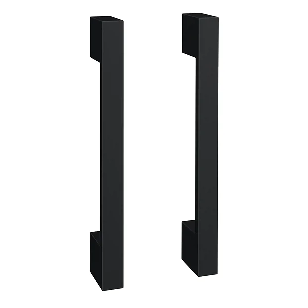 Apollo2 505mm Gloss Grey Compact Floor Standing Vanity Unit W. Matt Black Handles 5 Apollo2 505mm Gloss Grey Compact Floor Standing Vanity Unit W. Matt Black Handles - Image 3