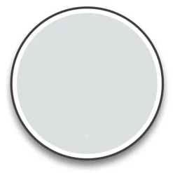Arezzo Matt Black 800mm Round LED Illuminated Anti-Fog Bathroom Mirror 8 Arezzo Matt Black 800mm Round LED Illuminated Anti-Fog Bathroom Mirror -Bathroom Furniture arzim10mb d1