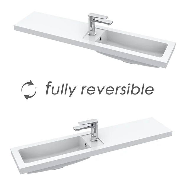 Arezzo 1100 Matt Green Slimline Combination Vanity Unit (Matt Black Flush & Handles) 3 Arezzo 1100 Matt Green Slimline Combination Vanity Unit (Matt Black Flush & Handles)