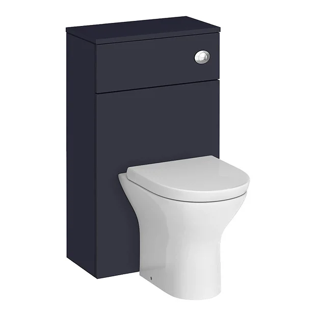 Arezzo 500 Matt Blue WC Unit With Cistern + Modern Pan 4 Arezzo 500 Matt Blue WC Unit With Cistern + Modern Pan - Image 2