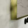 Arezzo Brushed Brass 1200 X 700mm Rectangular Mirror -Bathroom Furniture az6x8rbb d2