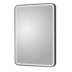 Arezzo Matt Black 500 X 700 LED Illuminated Border Mirror Incl. Touch Sensor + Anti-Fog 7 Arezzo Matt Black 500 X 700 LED Illuminated Border Mirror Incl. Touch Sensor + Anti-Fog -Bathroom Furniture az701 d1