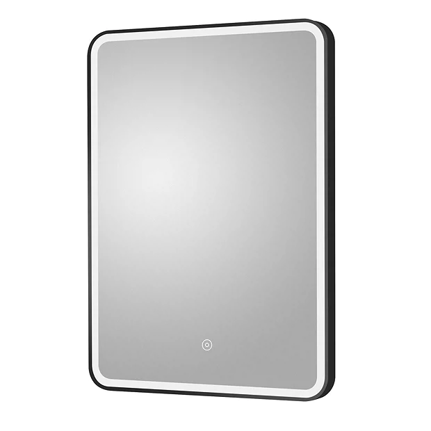 Arezzo Matt Black 500 X 700 LED Illuminated Border Mirror Incl. Touch Sensor + Anti-Fog 5 Arezzo Matt Black 500 X 700 LED Illuminated Border Mirror Incl. Touch Sensor + Anti-Fog - Image 3