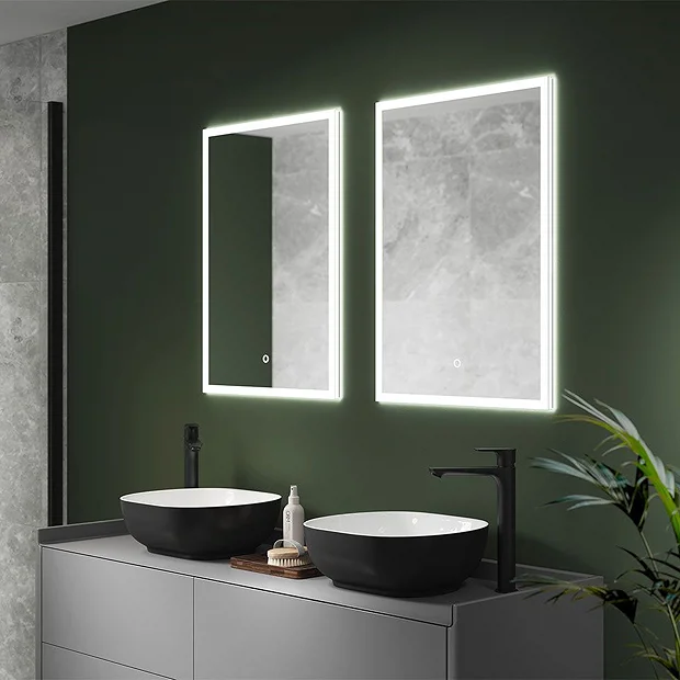 Arezzo 500 X 700mm Recessed LED Illuminated Bathroom Mirror Cabinet With Shaver Socket & Anti-Fog 5 Arezzo 500 X 700mm Recessed LED Illuminated Bathroom Mirror Cabinet With Shaver Socket & Anti-Fog - Image 3
