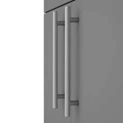 Arezzo Floor Standing Vanity Unit - Matt Grey - 500mm With Industrial Style Chrome Handles 9 Arezzo Floor Standing Vanity Unit - Matt Grey - 500mm With Industrial Style Chrome Handles -Bathroom Furniture azg5fsvchis d2