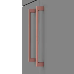 Arezzo 600 Matt Grey Floor Standing Vanity Unit With Rose Gold Handles 12 Arezzo 600 Matt Grey Floor Standing Vanity Unit With Rose Gold Handles -Bathroom Furniture azg6fsvrg d3