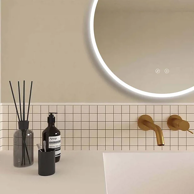 Arezzo 600mm Round Colour Changing LED Illuminated Bathroom Mirror With Bluetooth + Anti-Fog 3 Arezzo 600mm Round Colour Changing LED Illuminated Bathroom Mirror With Bluetooth + Anti-Fog