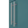 Arezzo Floor Standing Vanity Unit - Matt Green - 600mm With Industrial Style Chrome Handles 2 Arezzo Floor Standing Vanity Unit - Matt Green - 600mm With Industrial Style Chrome Handles -Bathroom Furniture aztg6fsvchisd2