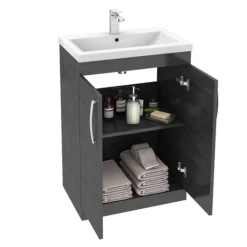 Brooklyn Black Vanity Furniture Package 12 Brooklyn Black Vanity Furniture Package -Bathroom Furniture bhbpk nd1