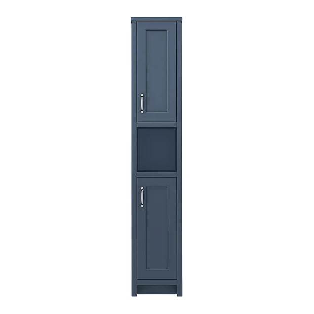 Chatsworth Traditional Blue Tall Cabinet 6 Chatsworth Traditional Blue Tall Cabinet - Image 4