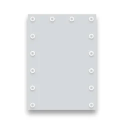 Arezzo Bulb 500 X 700mm LED Illuminated Mirror With Motion Sensor + Anti-Fog 10 Arezzo Bulb 500 X 700mm LED Illuminated Mirror With Motion Sensor + Anti-Fog -Bathroom Furniture bm001 d1