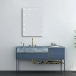 Arezzo Bulb 500 X 700mm LED Illuminated Mirror With Motion Sensor + Anti-Fog 12 Arezzo Bulb 500 X 700mm LED Illuminated Mirror With Motion Sensor + Anti-Fog -Bathroom Furniture bm001 d3
