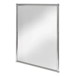 Burlington Rectangular Mirror With Chrome Frame