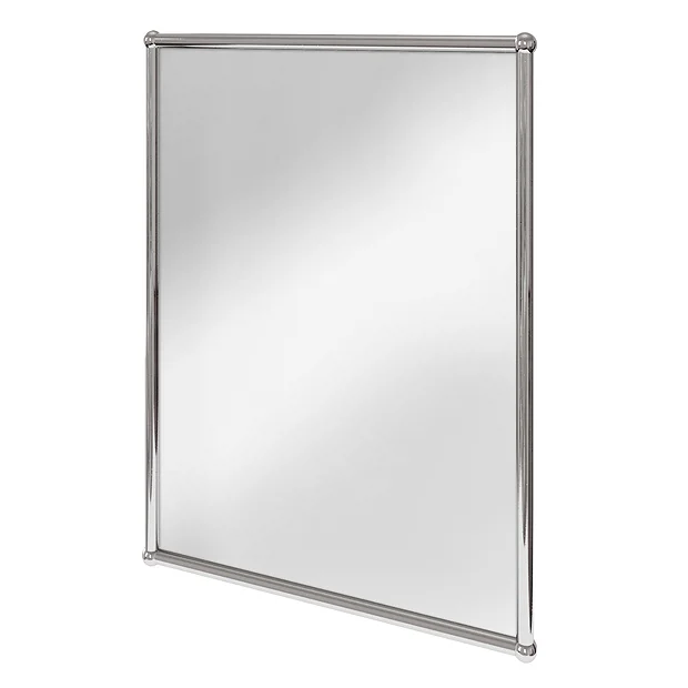 Burlington Rectangular Mirror With Chrome Frame 3 Burlington Rectangular Mirror With Chrome Frame