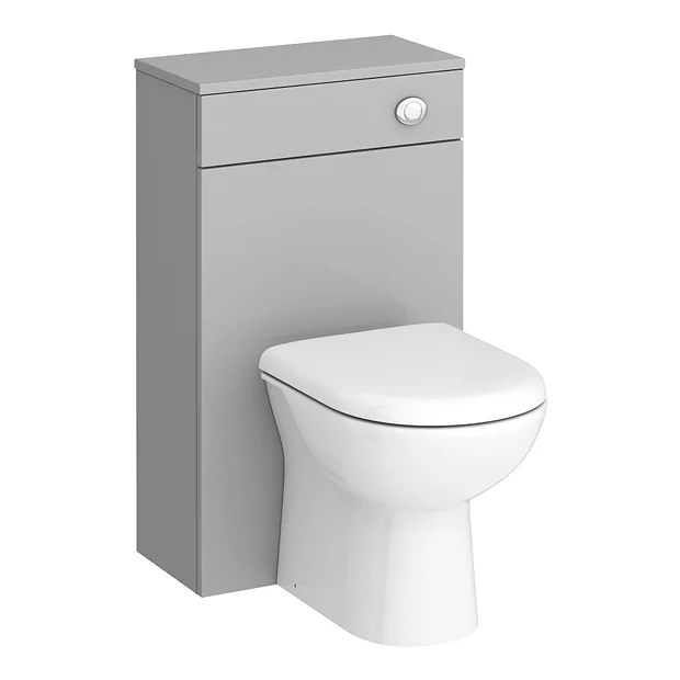 Brooklyn 500mm Grey Mist WC Unit With Cistern 4 Brooklyn 500mm Grey Mist WC Unit With Cistern - Image 2
