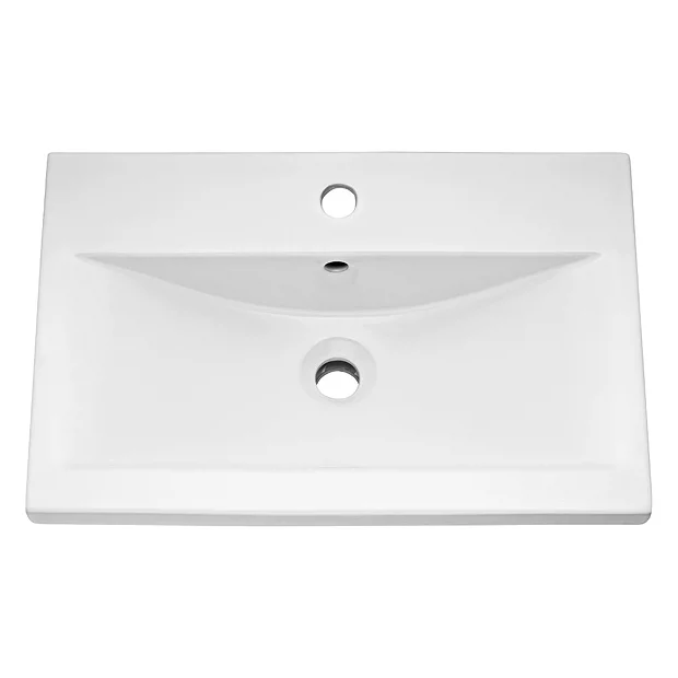 Brooklyn 600mm Grey Mist 2 Door Wall Hung Vanity Unit 5 Brooklyn 600mm Grey Mist 2 Door Wall Hung Vanity Unit - Image 3