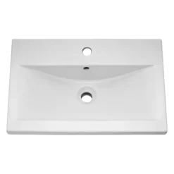 Brooklyn 600mm Natural Oak Wall Hung 1-Drawer Vanity Unit With Brushed Brass Handle 7 Brooklyn 600mm Natural Oak Wall Hung 1-Drawer Vanity Unit With Brushed Brass Handle -Bathroom Furniture bwhsd6nbb d1