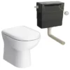 Cove 500mm BTW Toilet Unit Inc. Cistern + Soft Close Seat (Depth 330mm) 1 Cove 500mm BTW Toilet Unit Inc. Cistern + Soft Close Seat (Depth 330mm) -Bathroom Furniture c5033btwwc d2