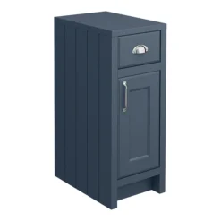 Chatsworth Traditional Blue 560mm Vanity Sink + 300mm Cupboard Unit -Bathroom Furniture c825blu d1
