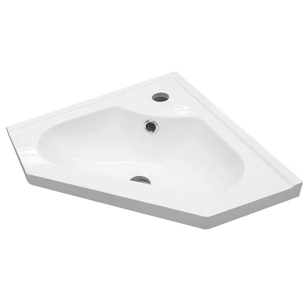 Chatsworth Traditional Graphite Corner Vanity Unit With Matt Black Handle 6 Chatsworth Traditional Graphite Corner Vanity Unit With Matt Black Handle - Image 4