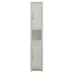 Chatsworth Traditional Grey Tall Cabinet -Bathroom Furniture chatsworthtraditionalgreytallboynd1