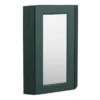 Chatsworth Corner Mirror Cabinet Green