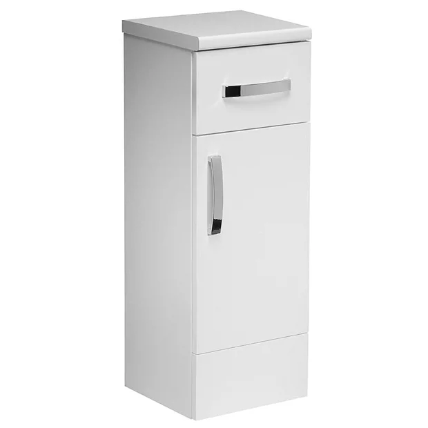 Tavistock Courier 300mm Freestanding Storage Unit - Gloss White 3 Tavistock Courier 300mm Freestanding Storage Unit - Gloss White