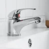 Cove 950mm Cloakroom Vanity Unit Suite + Basin Mixer (Gloss White - Depth 300mm)