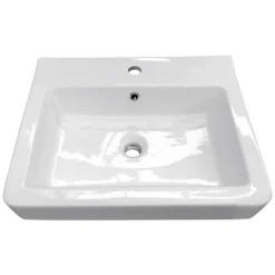Chatsworth Traditional White Double Basin Vanity + Cupboard Combination Unit -Bathroom Furniture cwht142pknwd4
