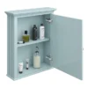Old London Traditional Mirror Cabinet (650mm Wide - Duck Egg Blue) 2 Old London Traditional Mirror Cabinet (650mm Wide - Duck Egg Blue) -Bathroom Furniture daf704 d2